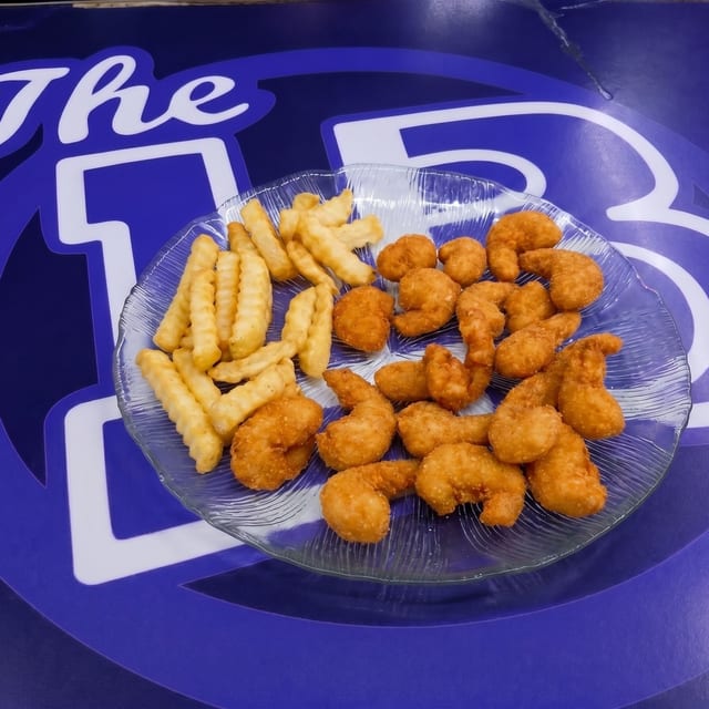 Popcorn Shrimp Basket.